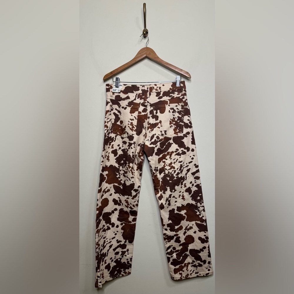 Free People Risk Taker Animal Print Jeans - Picture 6 of 8